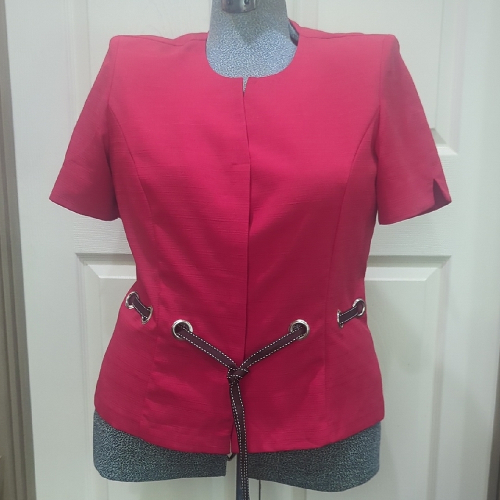 Women's Red Button Down Shirt